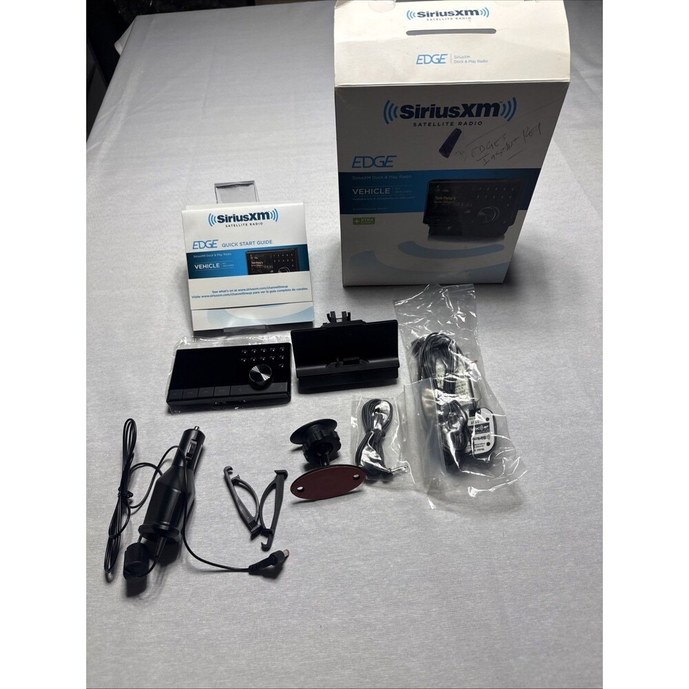 SiriusXM Edge SX1EV1 Satellite Radio Vehicle Kit New Open Box
